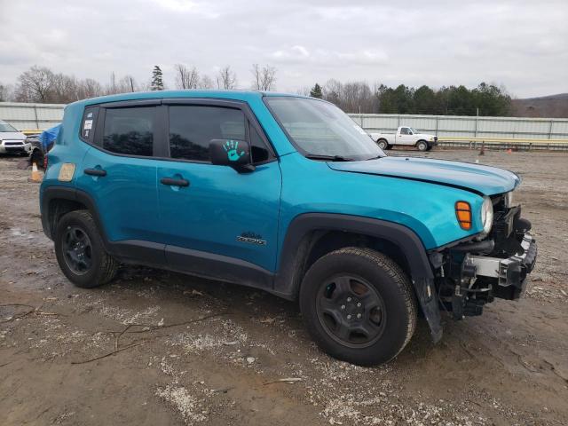 ZACNJDAB4MPM36034 - 2021 JEEP RENEGADE SPORT TURQUOISE photo 4