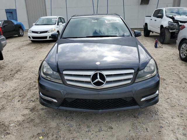 WDDGF8AB5DR276418 - 2013 MERCEDES-BENZ C 300 4MATIC GRAY photo 5