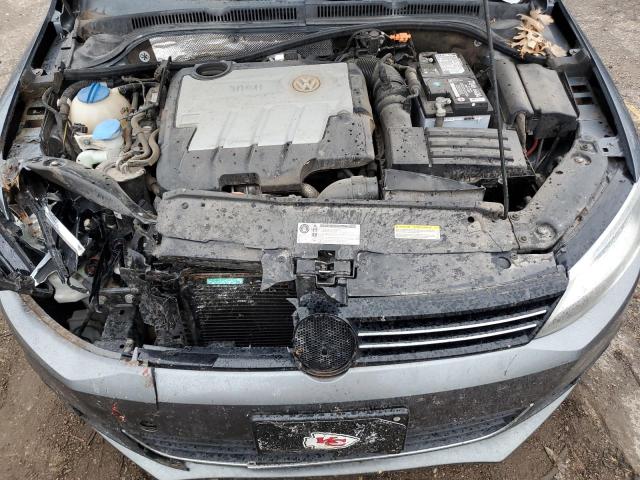 3VWLL7AJ8DM426247 - 2013 VOLKSWAGEN JETTA TDI GRAY photo 11