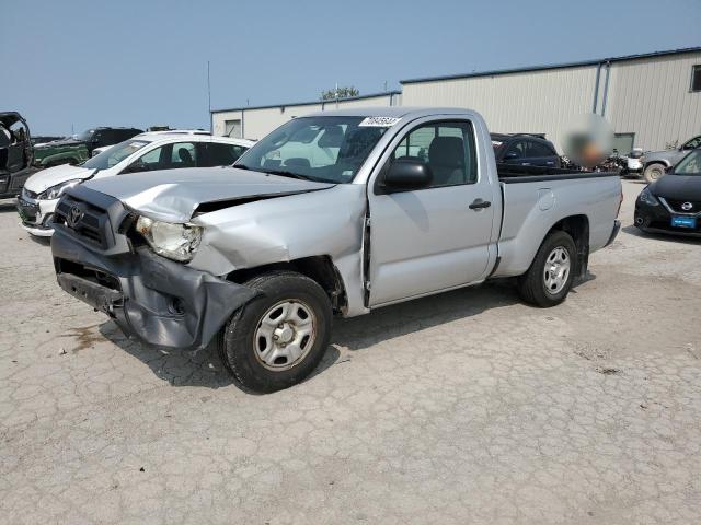 5TFNX4CN3CX015667 - 2012 TOYOTA TACOMA SILVER photo 1