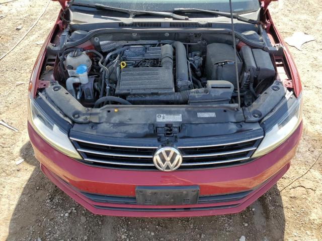 3VW2B7AJXHM409289 - 2017 VOLKSWAGEN JETTA S RED photo 11