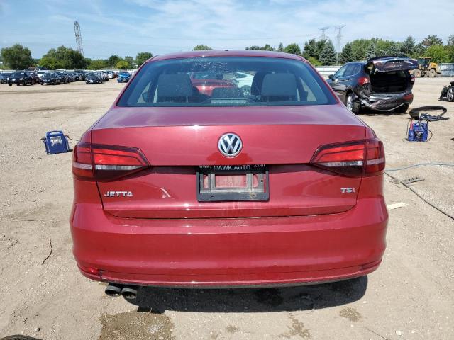 3VW2B7AJXHM409289 - 2017 VOLKSWAGEN JETTA S RED photo 6