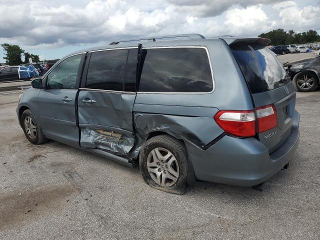 5FNRL387X7B136715 - 2007 HONDA ODYSSEY EXL TEAL photo 2