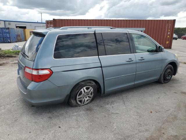 5FNRL387X7B136715 - 2007 HONDA ODYSSEY EXL TEAL photo 3