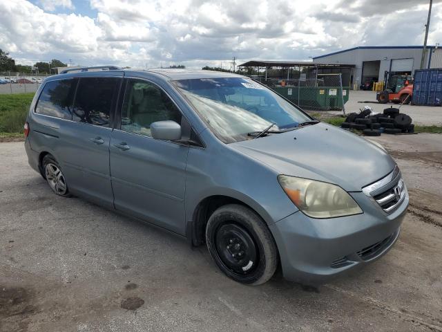 5FNRL387X7B136715 - 2007 HONDA ODYSSEY EXL TEAL photo 4