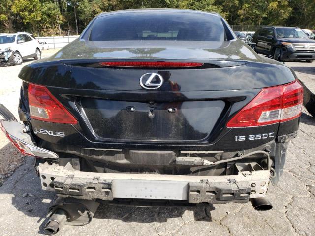 JTHFF2C20A2504294 - 2010 LEXUS IS 250 BLACK photo 6