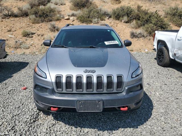 1C4PJMBS0HW612175 - 2017 JEEP CHEROKEE TRAILHAWK SILVER photo 5