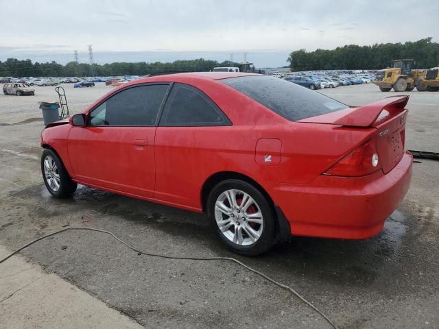 1HGEM22924L027241 - 2004 HONDA CIVIC EX RED photo 2