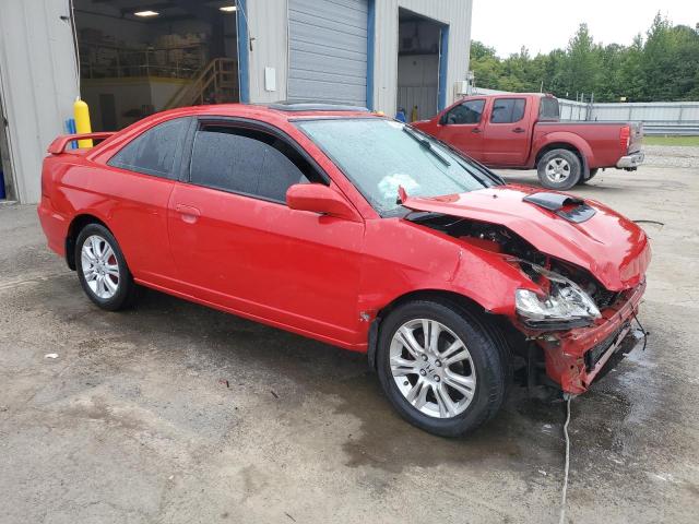 1HGEM22924L027241 - 2004 HONDA CIVIC EX RED photo 4