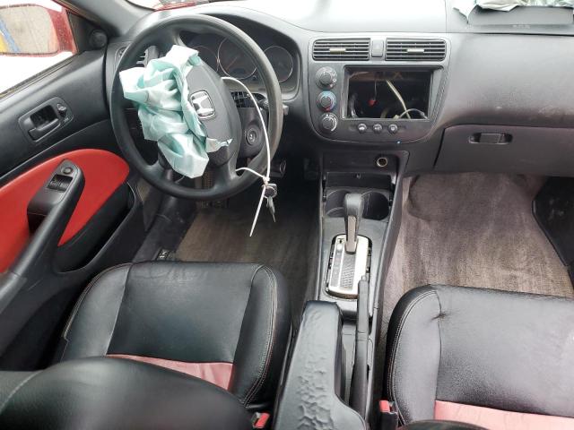 1HGEM22924L027241 - 2004 HONDA CIVIC EX RED photo 8