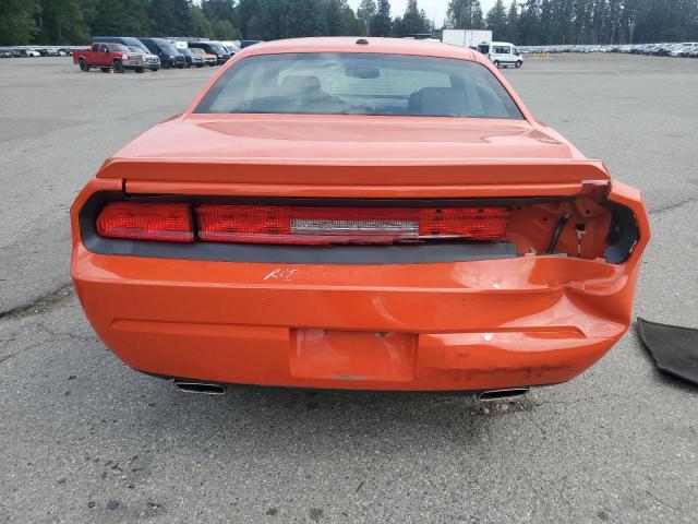2B3LJ54T59H601703 - 2009 DODGE CHALLENGER R/T ORANGE photo 6