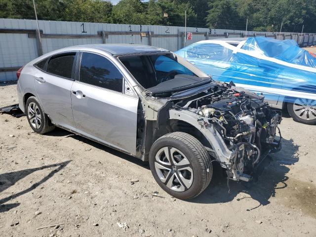 2HGFC2F53JH602079 - 2018 HONDA CIVIC LX SILVER photo 4