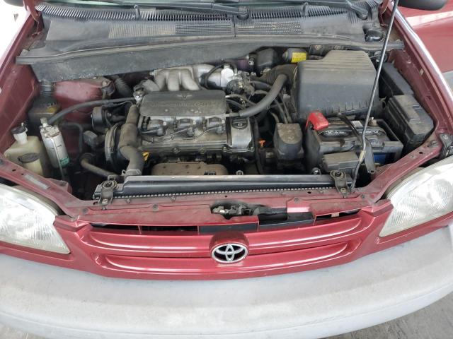 4T3ZF13C2YU305752 - 2000 TOYOTA SIENNA LE BURGUNDY photo 12