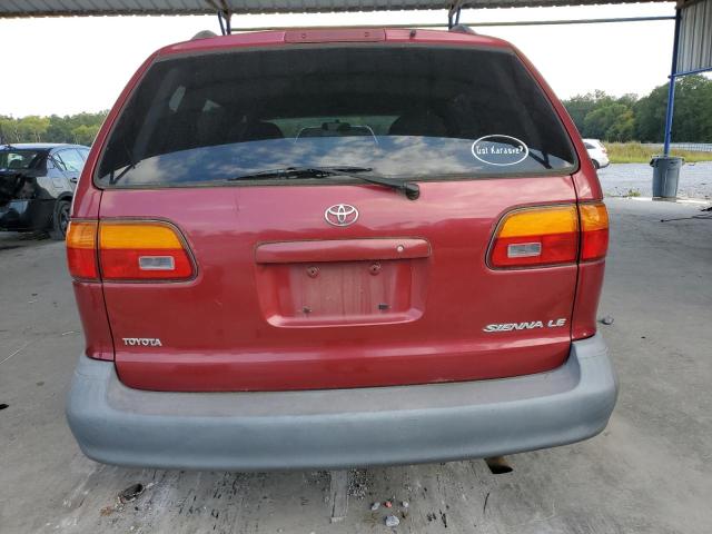4T3ZF13C2YU305752 - 2000 TOYOTA SIENNA LE BURGUNDY photo 6