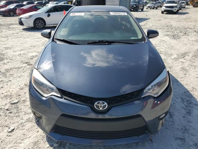 2T1BURHE7EC061845 - 2014 TOYOTA COROLLA L GRAY photo 5