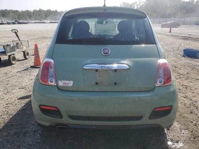 3C3CFFBR9DT534900 - 2013 FIAT 500 SPORT GREEN photo 6