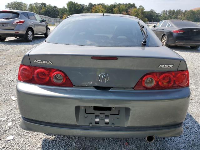 JH4DC548X6S018894 - 2006 ACURA RSX GRAY photo 6