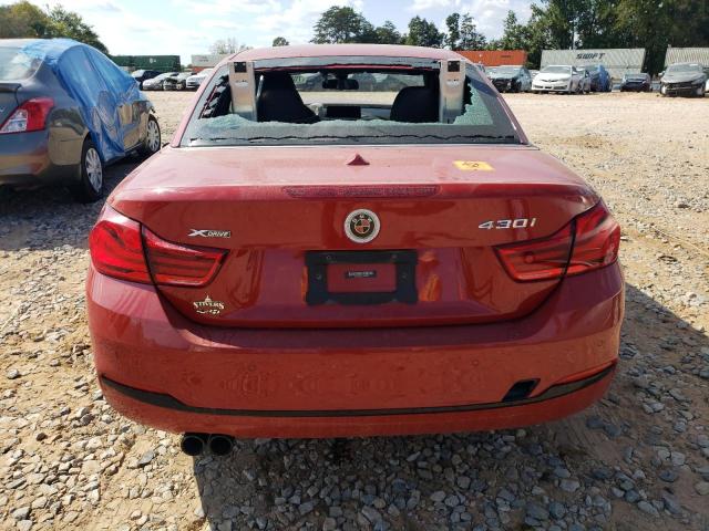 WBA4Z3C52JEA32078 - 2018 BMW 430XI RED photo 6