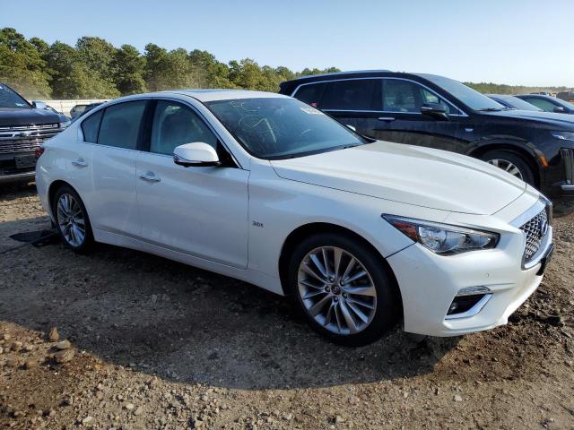 JN1EV7AR7KM556558 - 2019 INFINITI Q50 LUXE WHITE photo 4