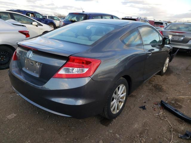 2HGFG3B04CH528789 - 2012 HONDA CIVIC EXL ნაცრისფერი ფოტო 3