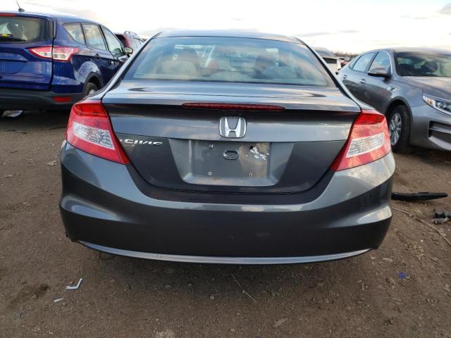 2HGFG3B04CH528789 - 2012 HONDA CIVIC EXL ნაცრისფერი ფოტო 6