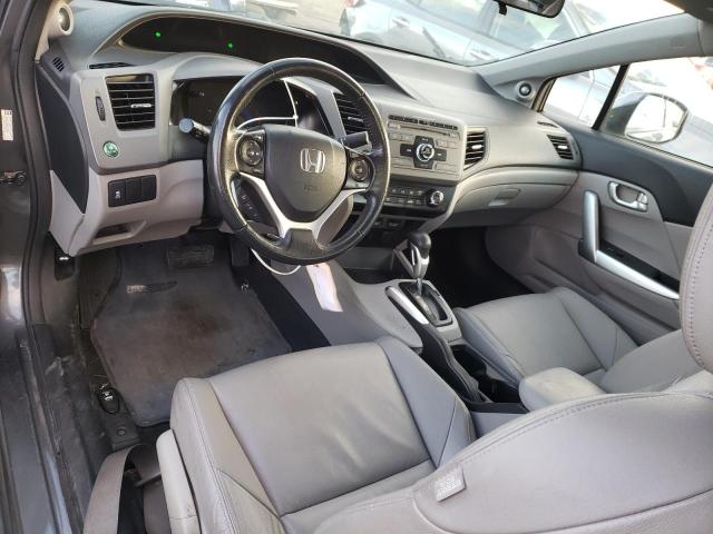 2HGFG3B04CH528789 - 2012 HONDA CIVIC EXL ნაცრისფერი ფოტო 8