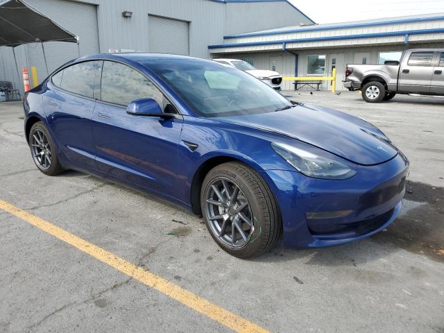 5YJ3E1EA5PF518526 - 2023 TESLA MODEL 3 Mavi fotoğraf 4