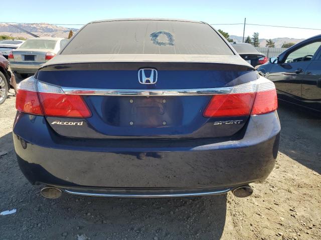 1HGCR2F50EA262086 - 2014 HONDA ACCORD SPORT BLUE photo 6