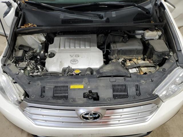 5TDBK3EH2CS113033 - 2012 TOYOTA HIGHLANDER BASE Biały zdjęcie 12