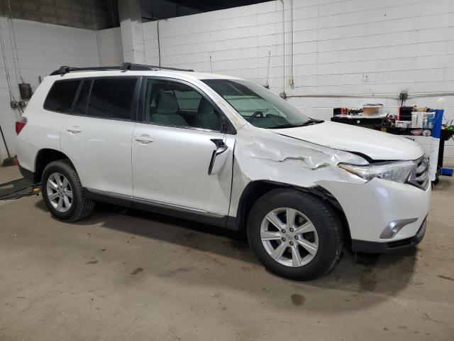 5TDBK3EH2CS113033 - 2012 TOYOTA HIGHLANDER BASE Biały zdjęcie 4