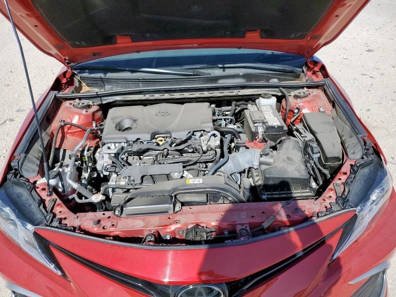 4T1R11AK3PU135403 - 2023 TOYOTA CAMRY LE RED photo 11
