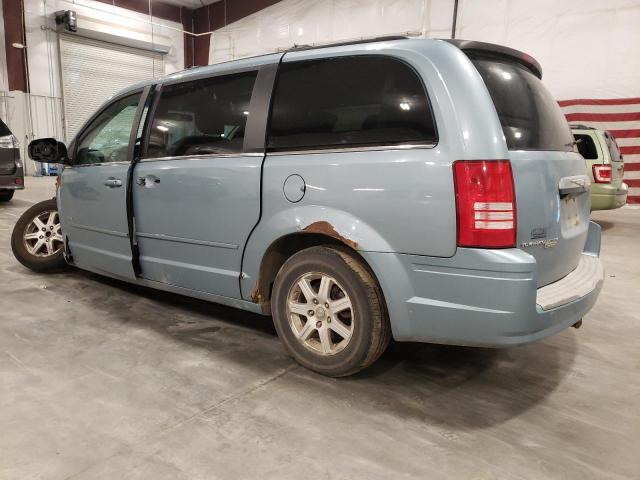 2A8HR54P68R712004 - 2008 CHRYSLER TOWN AND C TOURING BLUE photo 2