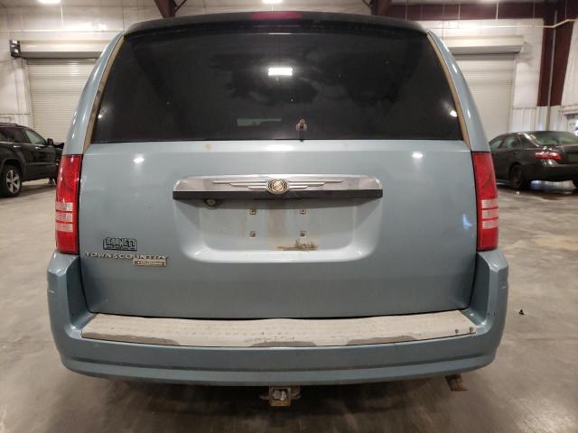 2A8HR54P68R712004 - 2008 CHRYSLER TOWN AND C TOURING BLUE photo 6
