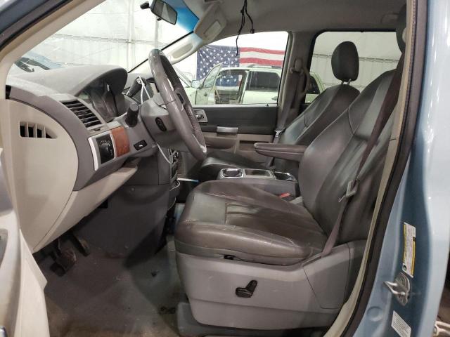 2A8HR54P68R712004 - 2008 CHRYSLER TOWN AND C TOURING BLUE photo 7