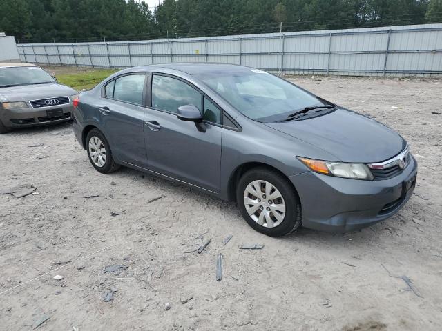 19XFB2F54CE103825 - 2012 HONDA CIVIC LX GRAY photo 4