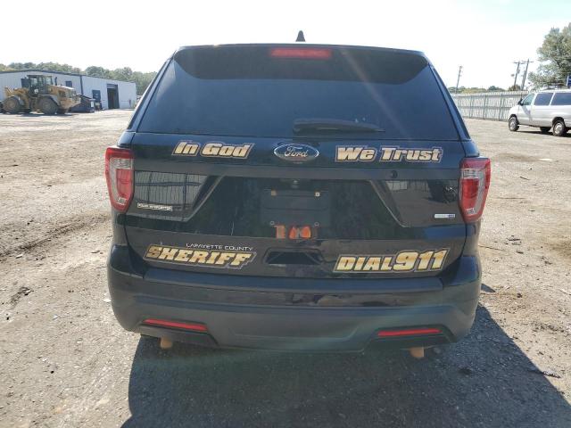 1FM5K8AR1JGA20967 - 2018 FORD EXPLORER POLICE INTERCEPTOR BLACK photo 6