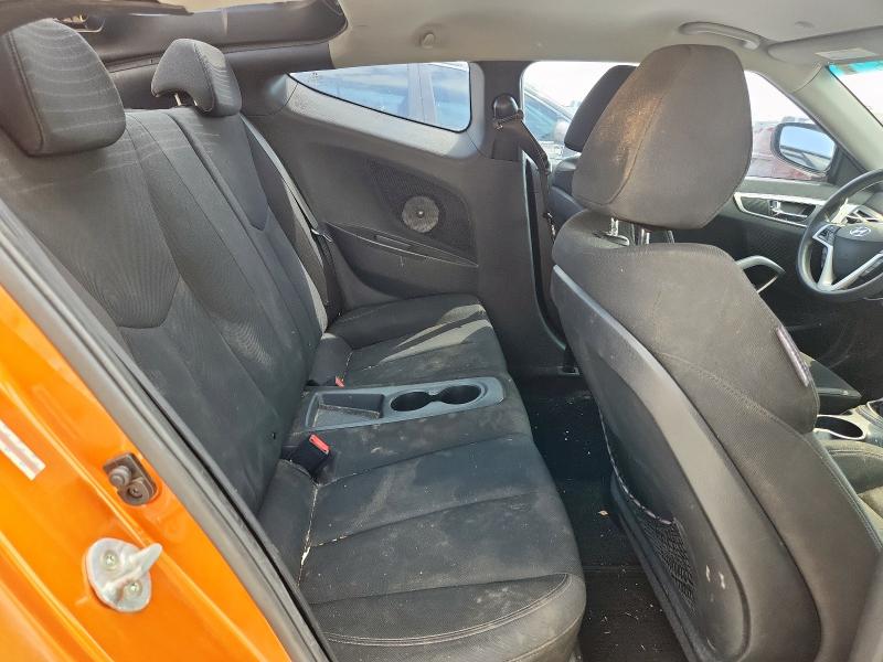 KMHTC6ADXDU175293 - 2013 HYUNDAI VELOSTER ORANGE photo 10