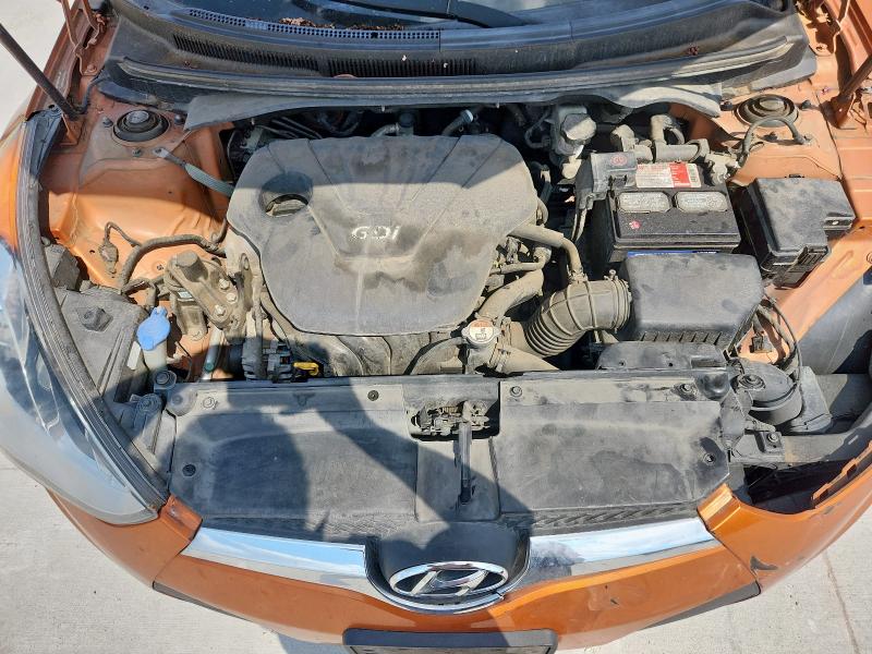 KMHTC6ADXDU175293 - 2013 HYUNDAI VELOSTER ORANGE photo 11