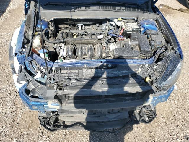 3FA6P0H79HR178305 - 2017 FORD FUSION SE BLUE photo 11