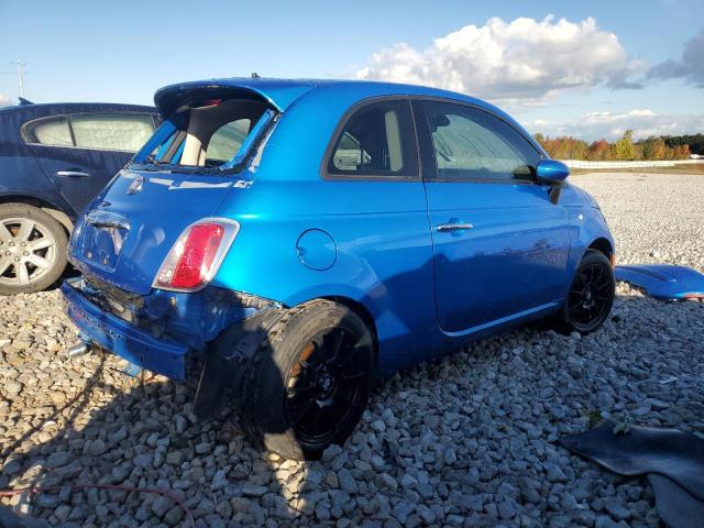 3C3CFFAR2FT569931 - 2015 FIAT 500 POP BLUE photo 3