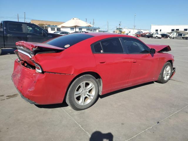 2C3CDXBG8HH546612 - 2017 DODGE CHARGER SE RED photo 3