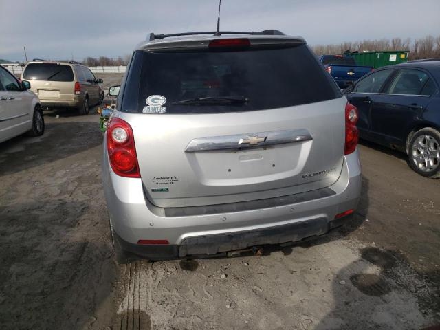 2GNALFEK9C1143487 - 2012 CHEVROLET EQUINOX LTZ SILVER photo 6