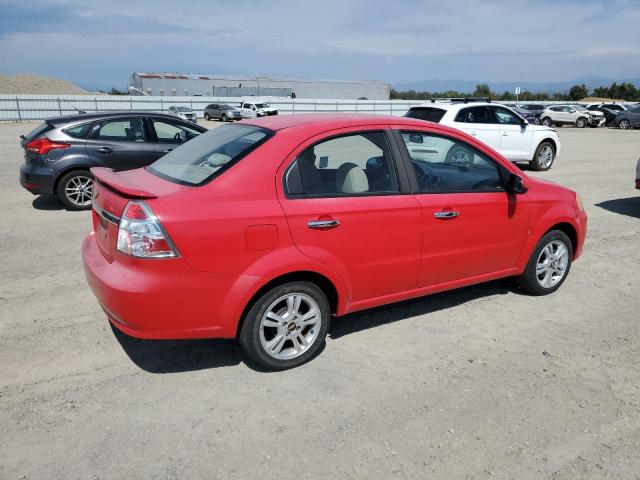 KL1TG56E59B342593 - 2009 CHEVROLET AVEO LT RED photo 3