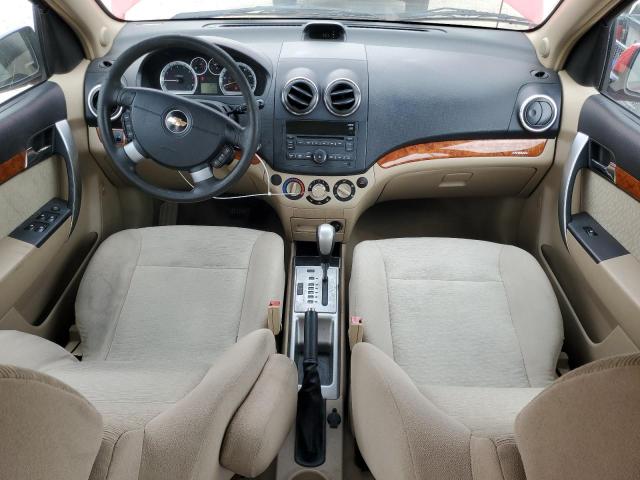 KL1TG56E59B342593 - 2009 CHEVROLET AVEO LT RED photo 8