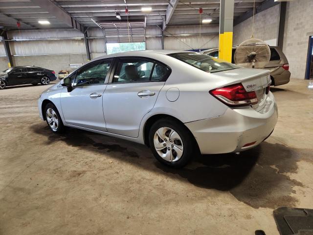 19XFB2F52DE203083 - 2013 HONDA CIVIC LX SILVER photo 2