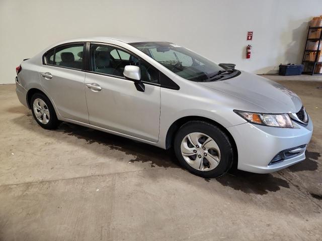 19XFB2F52DE203083 - 2013 HONDA CIVIC LX SILVER photo 4