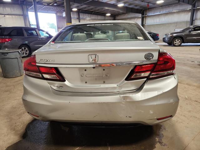 19XFB2F52DE203083 - 2013 HONDA CIVIC LX SILVER photo 6