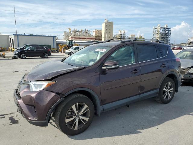 2T3WFREV9JW499279 - 2018 TOYOTA RAV4 ADVENTURE PURPLE photo 1