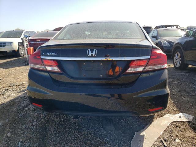 19XFB2F88DE075698 - 2013 HONDA CIVIC EX BLACK photo 6