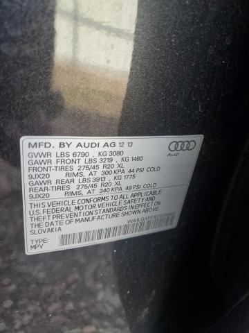 WA1LGAFE1ED013660 - 2014 AUDI Q7 PREMIUM PLUS Boz foto 12